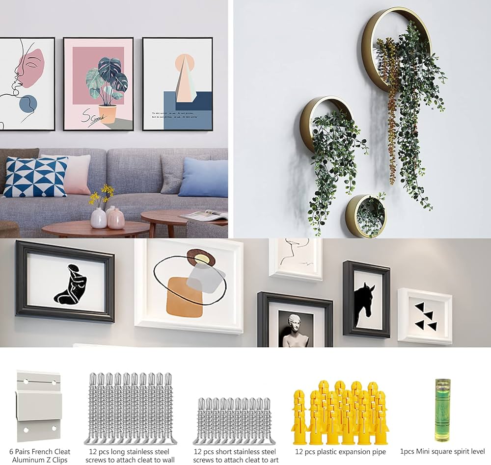 Amazon | Z-Clamps、フレンチスプリント絵画ハンガーハードウェア